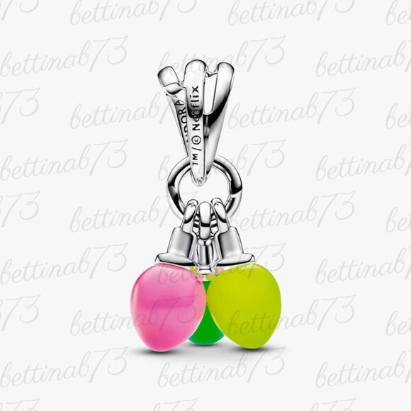 Pandora Stranger Things Glow-in-the-dark Run Dangle Charm - Picture 2 of 6